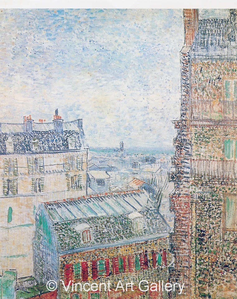 JH1242, View of Paris from Vincent's Room in the Rue Lepic